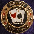 BULLETS Metal Poker Card Protector