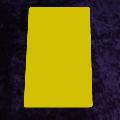 Yellow Narrow Cut Card