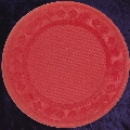 Red poker chip diamond rim 4gm