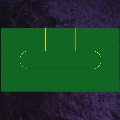 Texas Hold Em Mushroom Poker Baize 225 x 120cm Dark Green