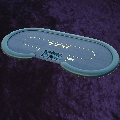 Customised Kidney  Poker Table with Tray