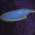 Customised Kidney Shaped Poker Tabletop