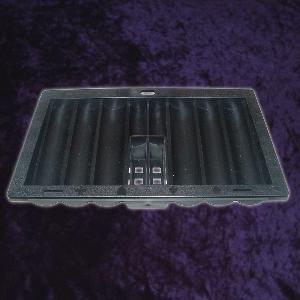 Thick Black Poker Tray With Hole For Playing Cards