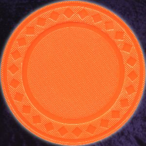 Orange poker chip diamond rim 4gm