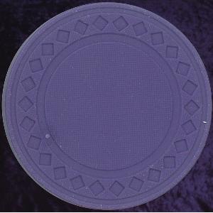 Purple clay chip diamond rim 8gm