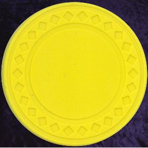 Light Yellow clay chip diamond rim 8gm