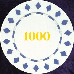 White Diamond 11.5gm numbered 1000