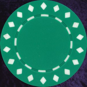 Green Diamond design chip 11.5gm