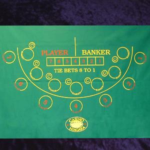 Mini Baccarat Baize 190 x 112cm Light Green