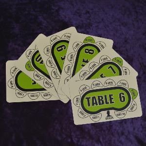 Poker Table Seating Cards 6-10