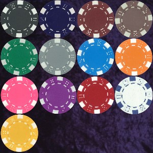 SAMPLE PACK of Dice chip 11.5gm